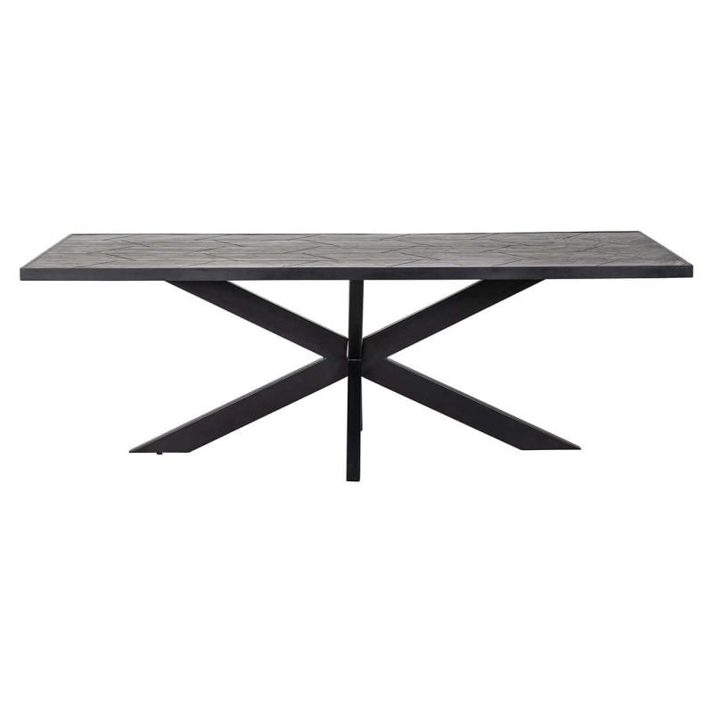 Richmond Eettafel Bourbon Zwart 230cm