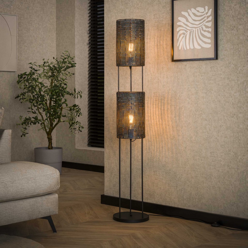 Vloerlamp 2L Armor Tube - Giga Meubel