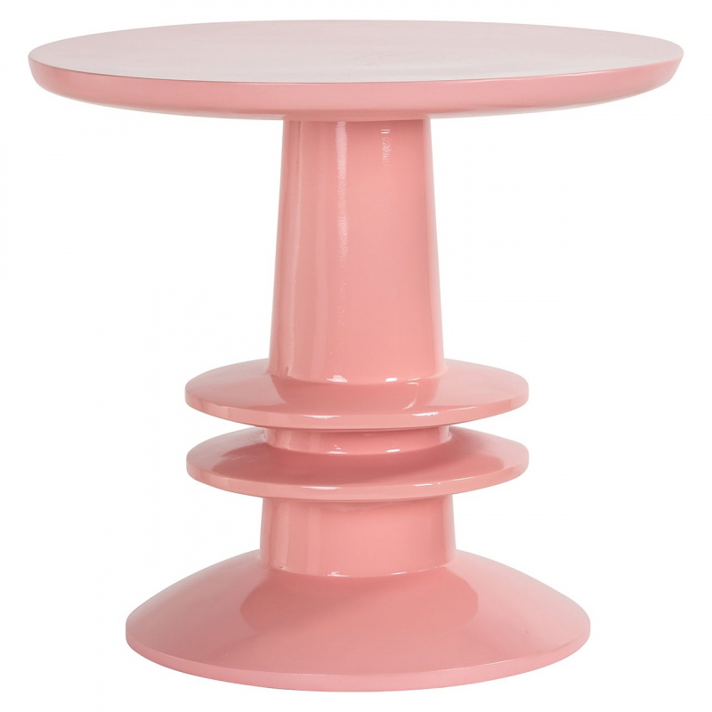 Richmond Bijzettafel Josy Roze Ø42cm
