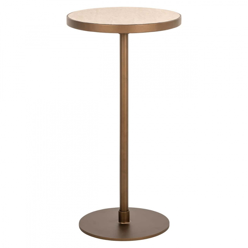 Richmond Bijzettafel Selly Beige Ø35cm