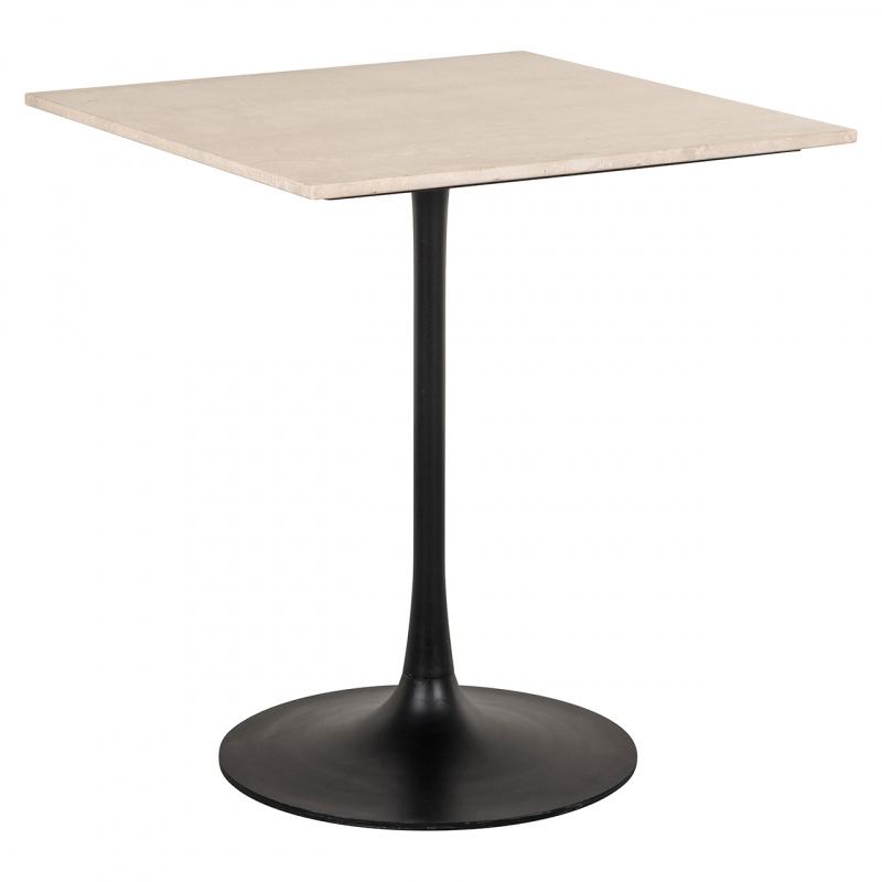 Richmond Bistrotafel Tavolo Vierkant Marmer Beige 70x70cm