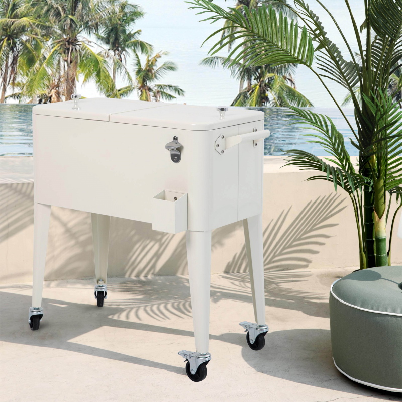BEST Koelbox Met Wieltjes Icy Beige