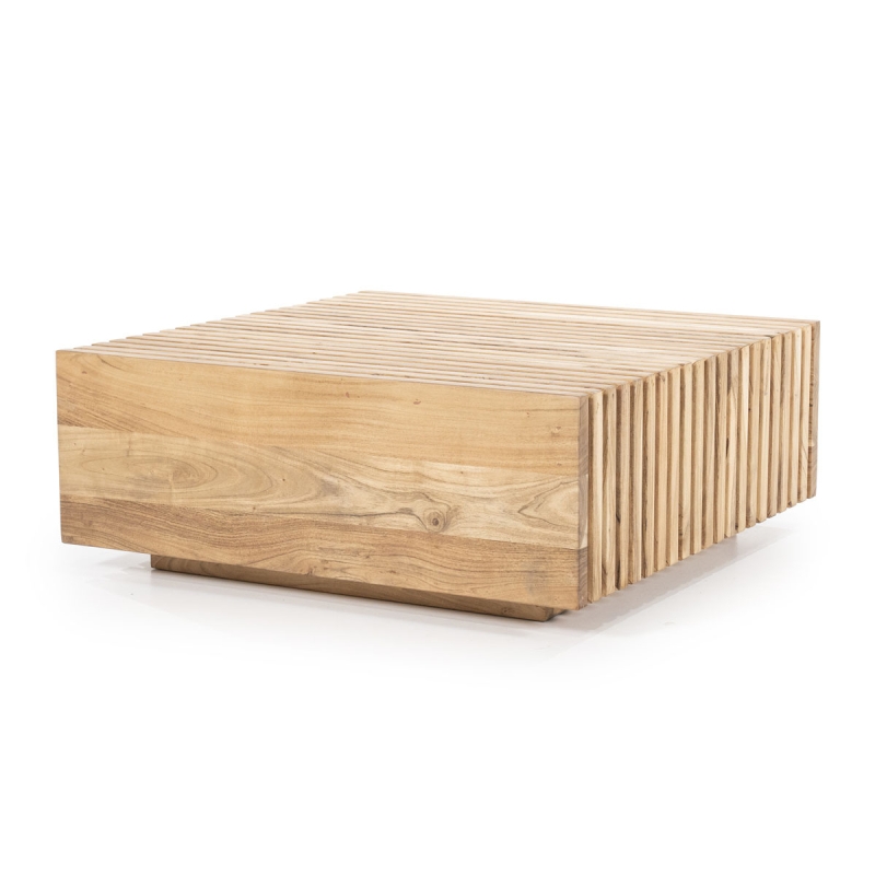 Eleonora Salontafel Tom Mangohout Naturel 90x90cm