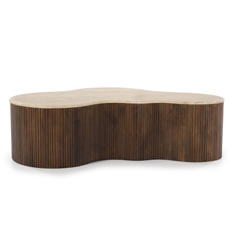 Eleonora Salontafel Mari 129x84x36cm Bruin