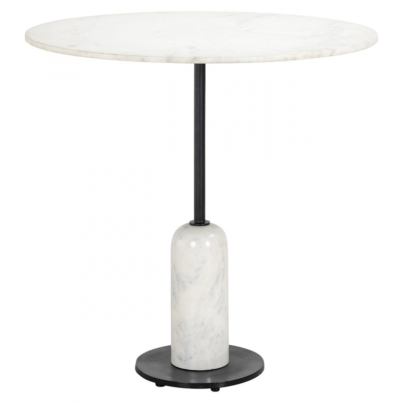 Richmond Eettafel Jagger Marmer Wit Ø76cm