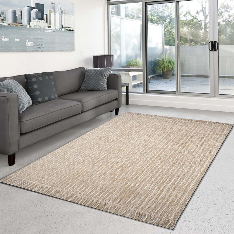 Vloerkleed Ecru Beige 160x230cm - Giga Living