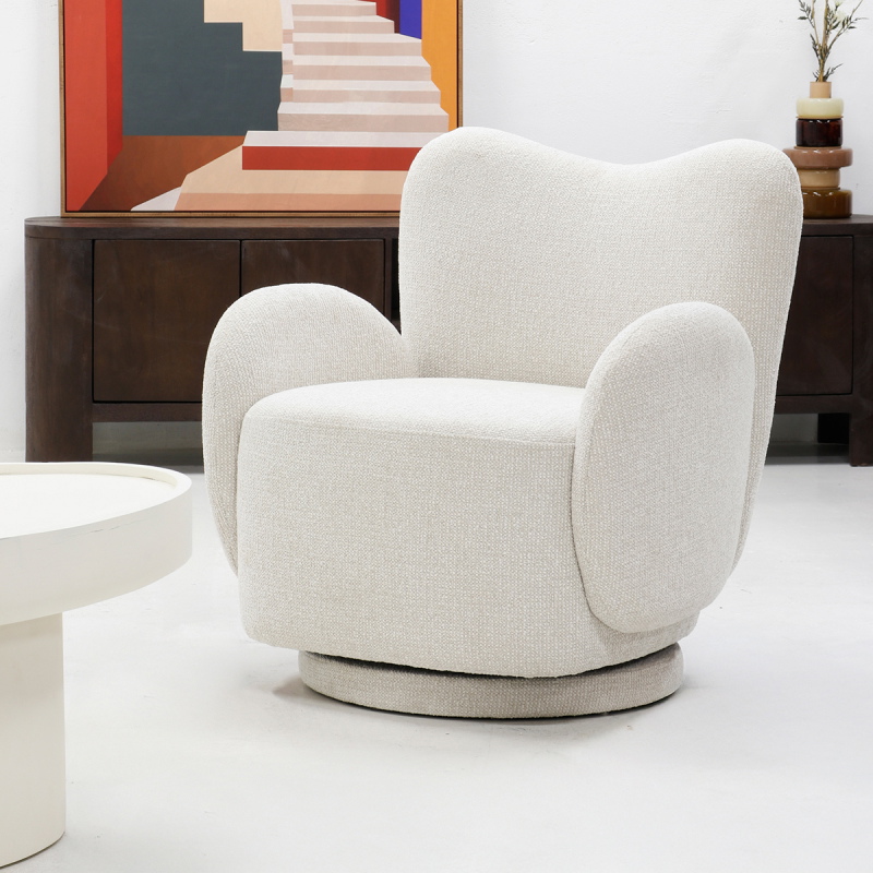DÉJA Draaifauteuil Lola Off-White