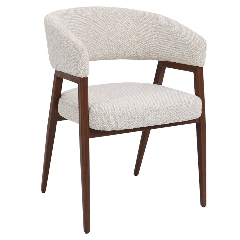 DÉJA Eetkamerstoel Fureso Beige/Walnoot