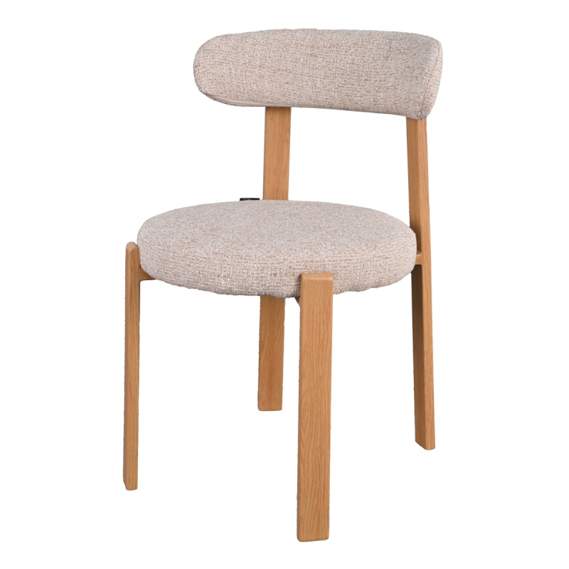 DÉJA Eetkamerstoel Lagan Beige/Naturel