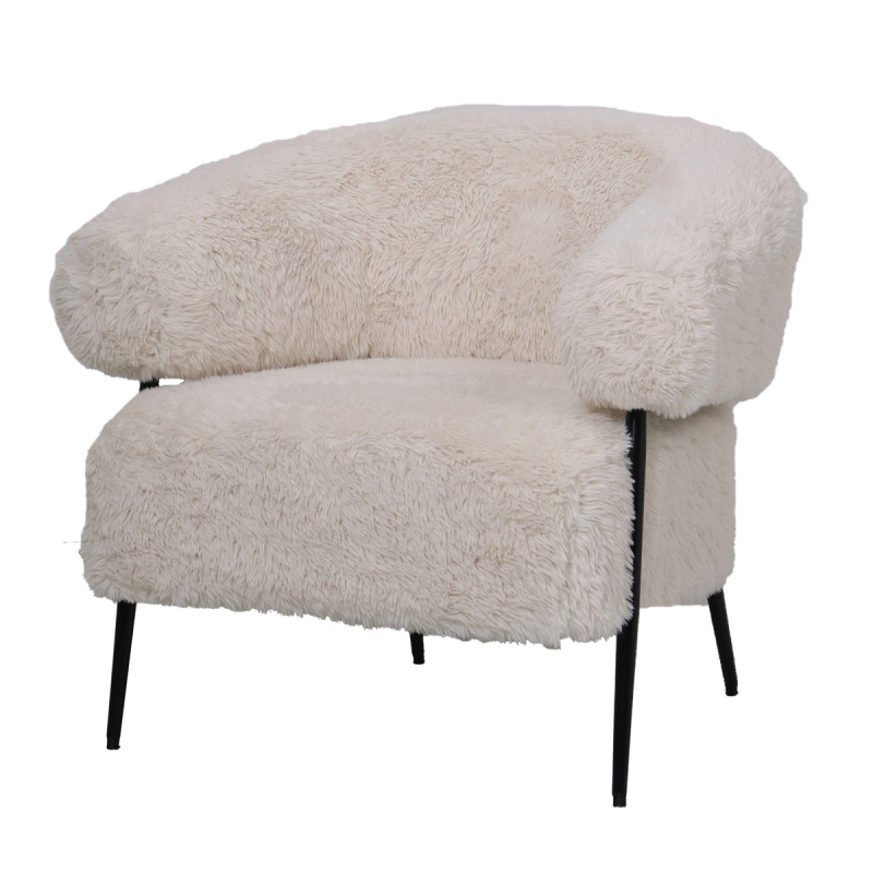 DÉJA Fauteuil Bogo Fluffy Beige