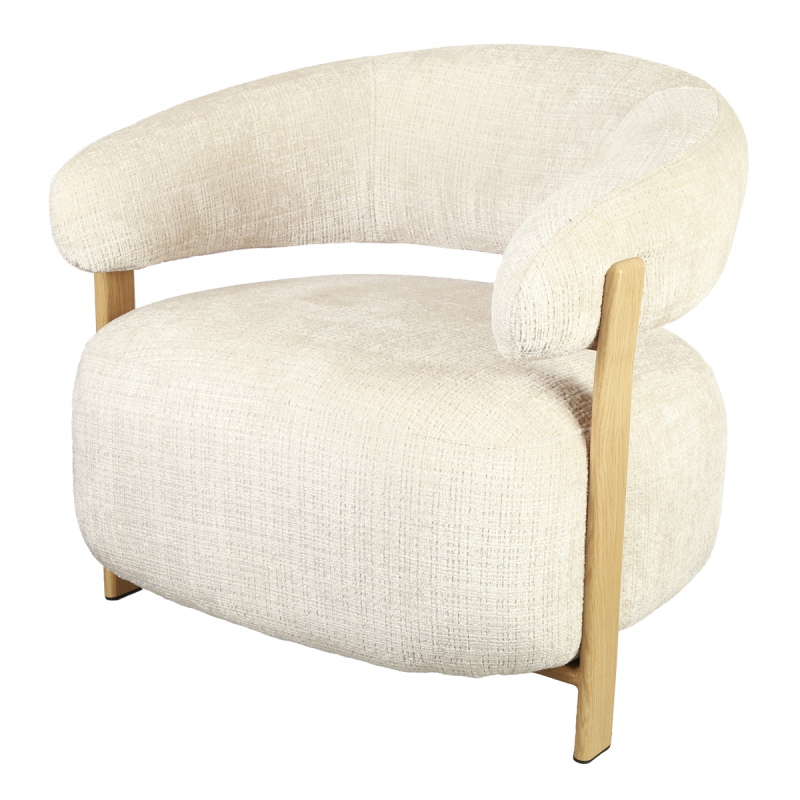 DÉJA Fauteuil Kalmar Beige/Naturel