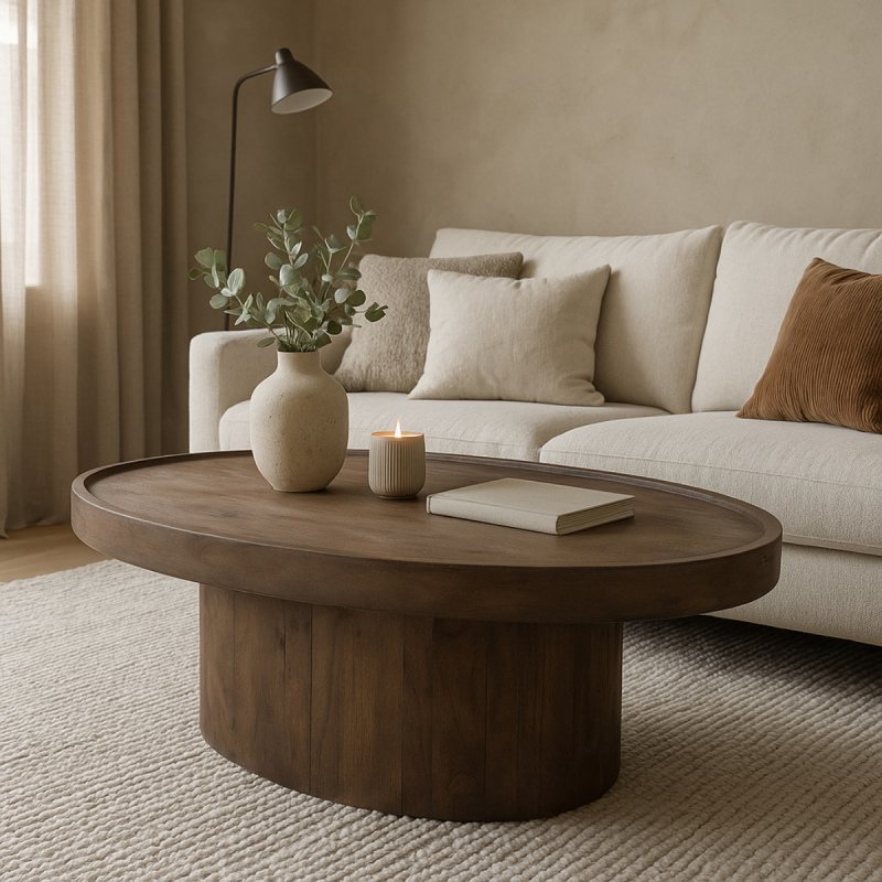DÉJA Salontafel Sola Donkerbruin 120cm