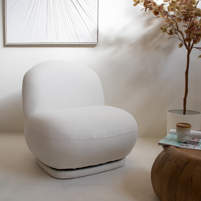 DÉJA Draaifauteuil Boone Off-White