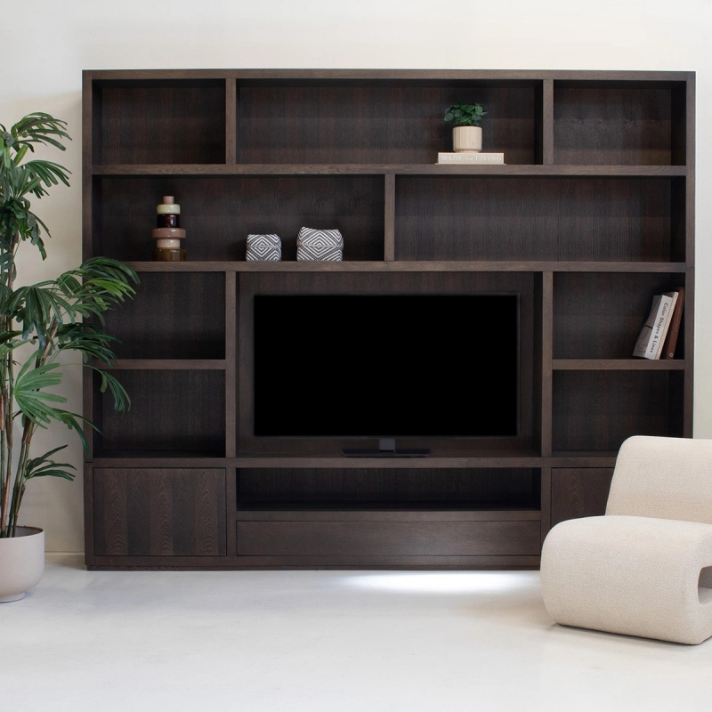 DÉJA Tv-kast Laurel Donkerbruin Eiken