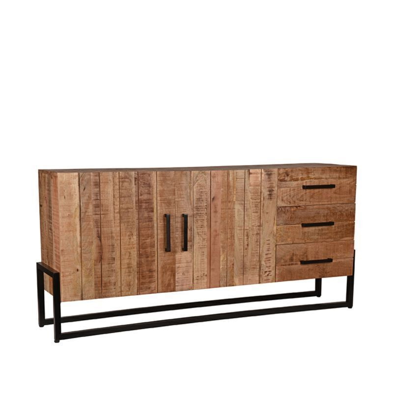 LABEL51 Lage Bergkast 2-Deurs Fence Vintage Metaal