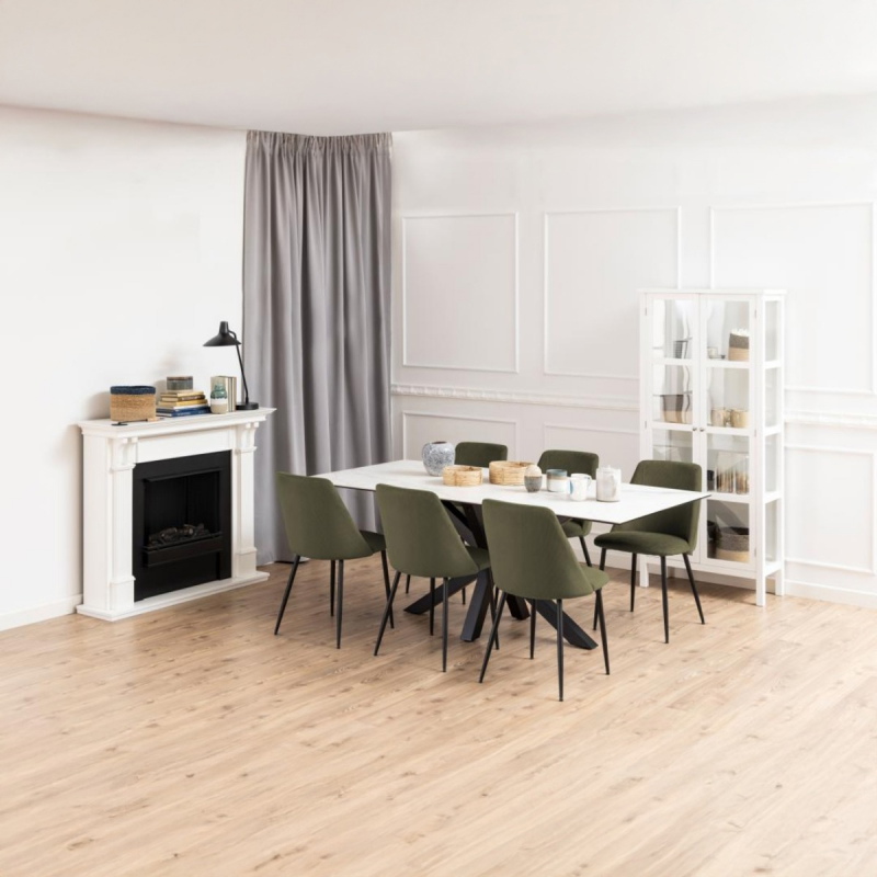 Eetkamerstoel Ingel Olijfgroen Loyd - Giga Living