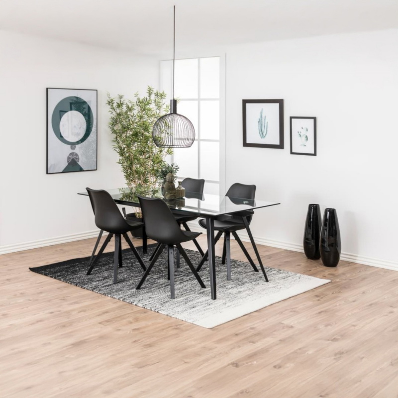 Eettafel Osen Glas Clear 180cm - Giga Living