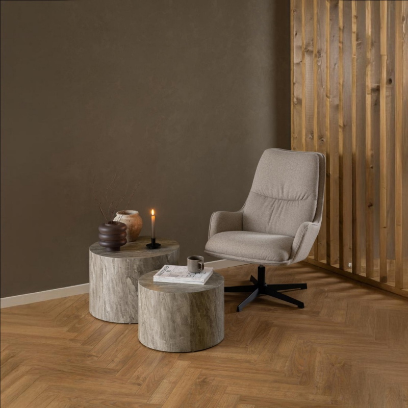 Fauteuil Borson Beige - Giga Living