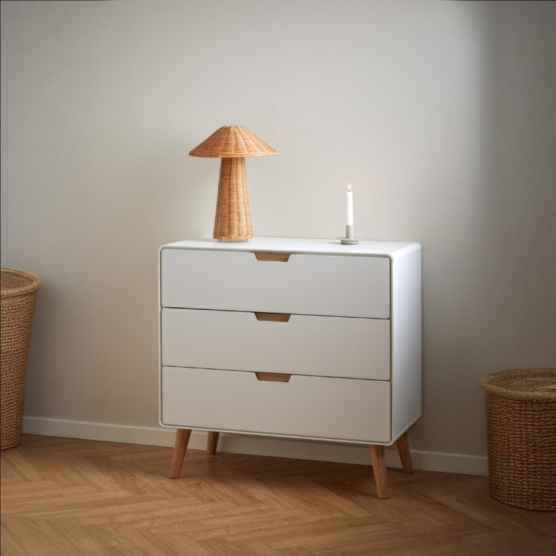 Dressoir Lowy Naturel 80cm MDF - Giga Living