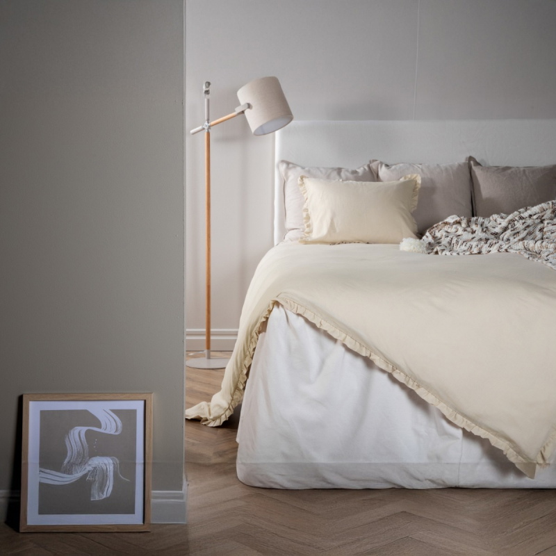 Fjôrd Dekbedovertrek Lias Set Katoen/Linnen Beige 150x200cm