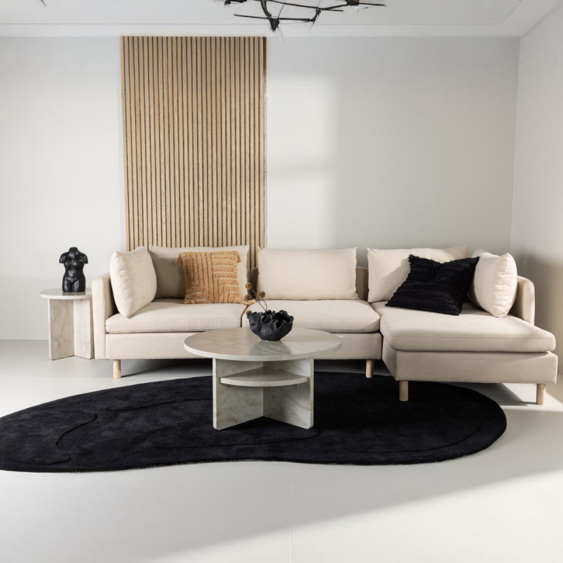 Fjôrd Loungebank 3-zits Zero Beige Rechts