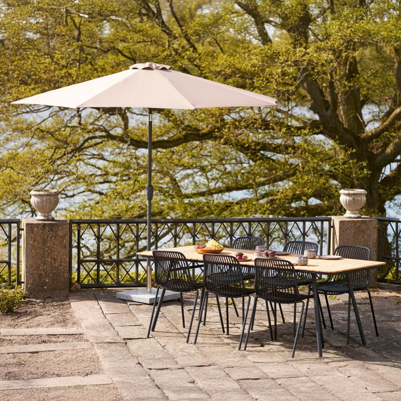 House Nordic Parasol Houston Zand Ø300cm