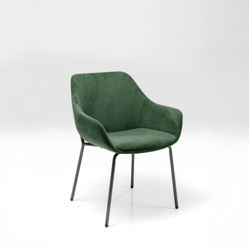 Kare Design Eetkamerstoel Avignon Groen