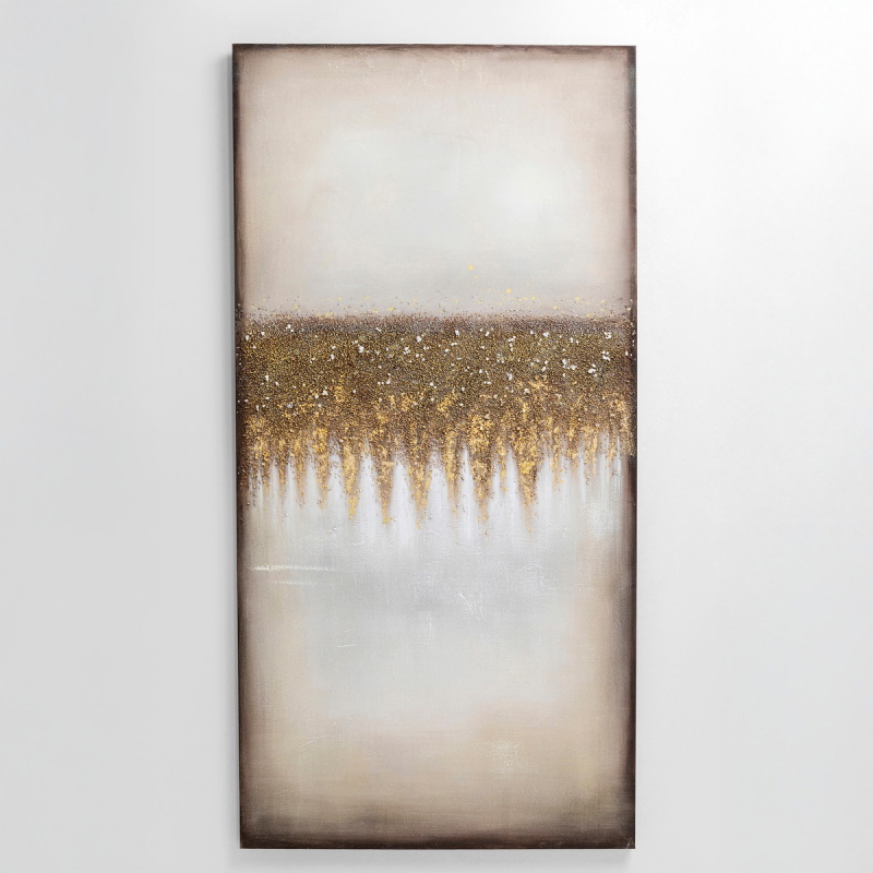 Kare Design Schilderij Abstract Fields 100x200cm