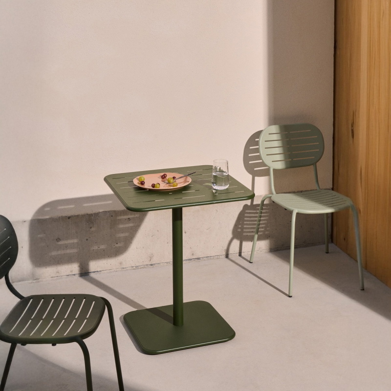 Kave Home Outdoor Tafel Brai Groen 70x70cm