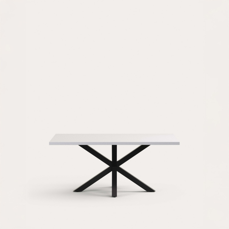 Kave Home Tafel Argo Wit Melamine 180x100cm