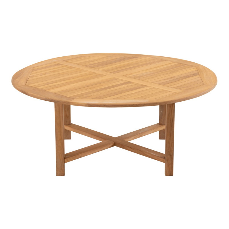 Lesli Living Tuintafel Teak Naturel Ø120cm
