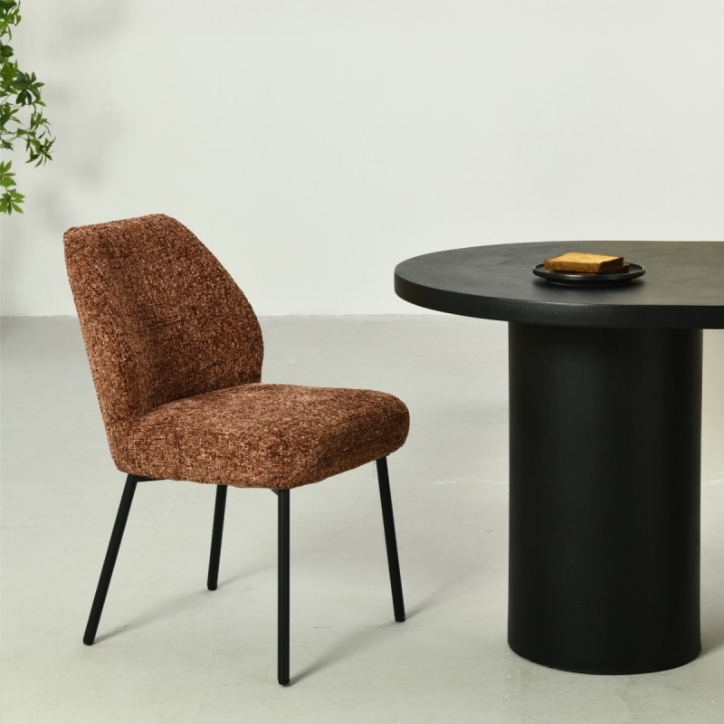 Livingfurn Eetkamerstoel Tess Bordeaux
