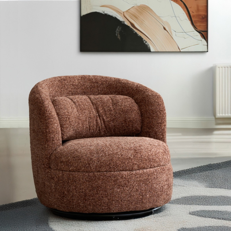 Livingfurn Fauteuil Britt Bordeaux