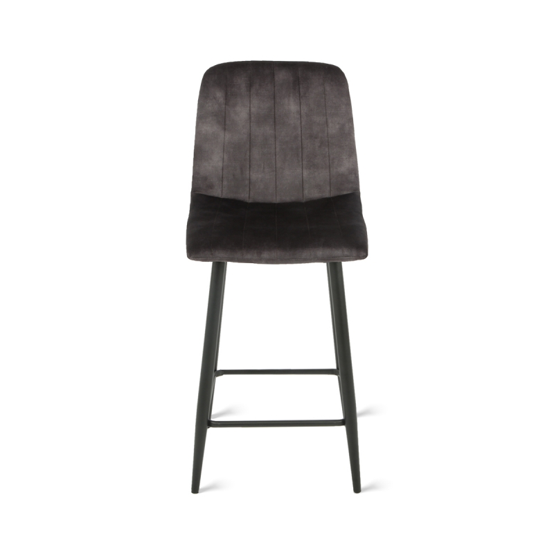 Barkruk Jax Velvet Antraciet - Giga Meubel