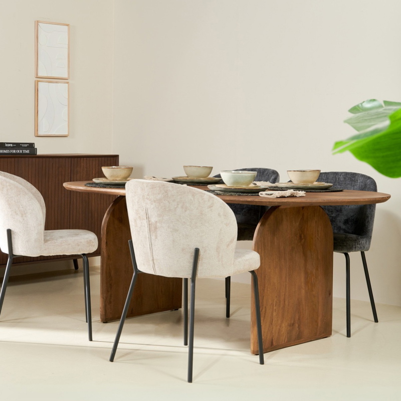 Eettafel Bella Naturel 180cm - Giga Meubel