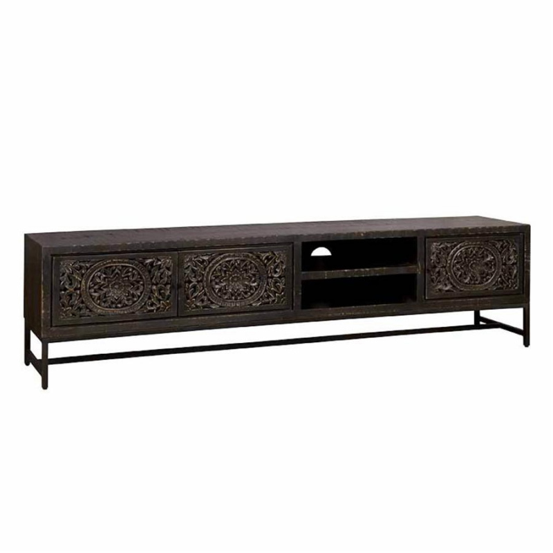 Tower Living Tv-meubel Casina 200cm Zwart