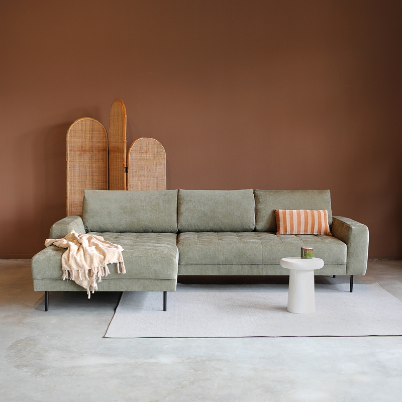 Chaise Longue Bank Oreo Links Rebel Lichtgroen