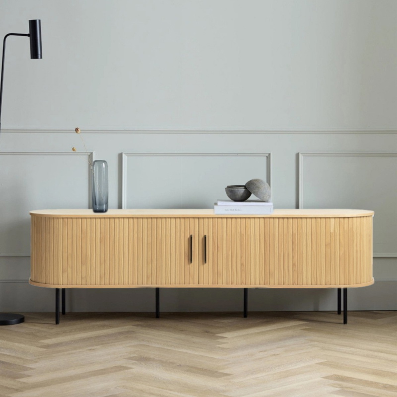 Tv-meubel Nola Naturel Eiken 180cm - Giga Living