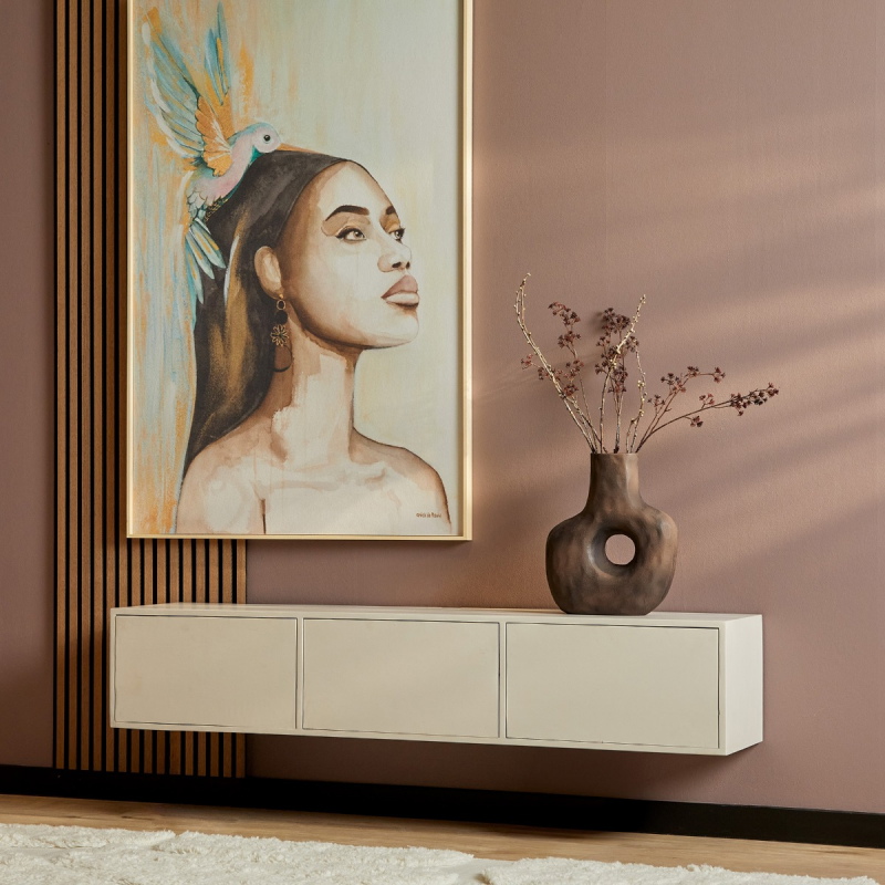 StarFurn Zwevend Tv-meubel Vision Zand 160cm