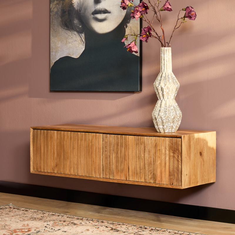 StarFurn Zwevend Tv-meubel Madison Naturel 120cm