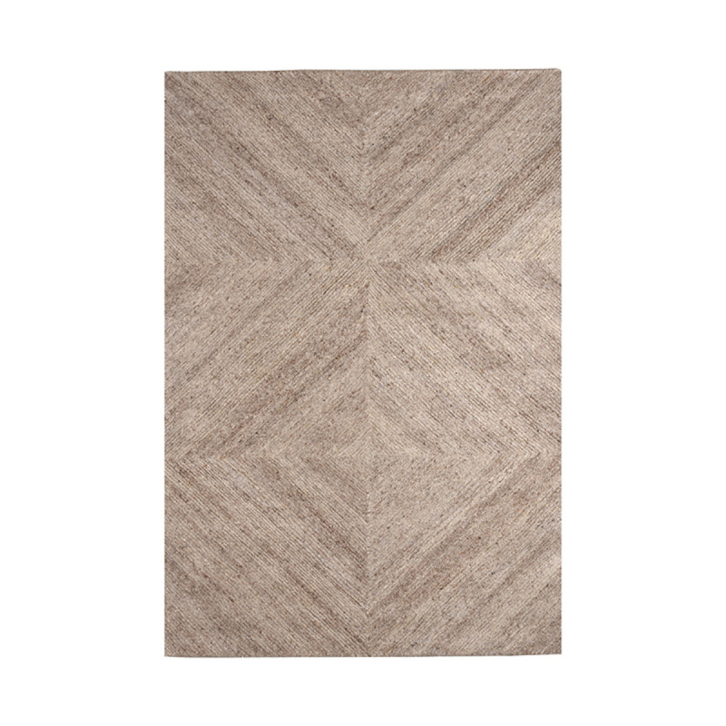 LABEL51 Vloerkleed Blendy Taupe Wol 200x300cm