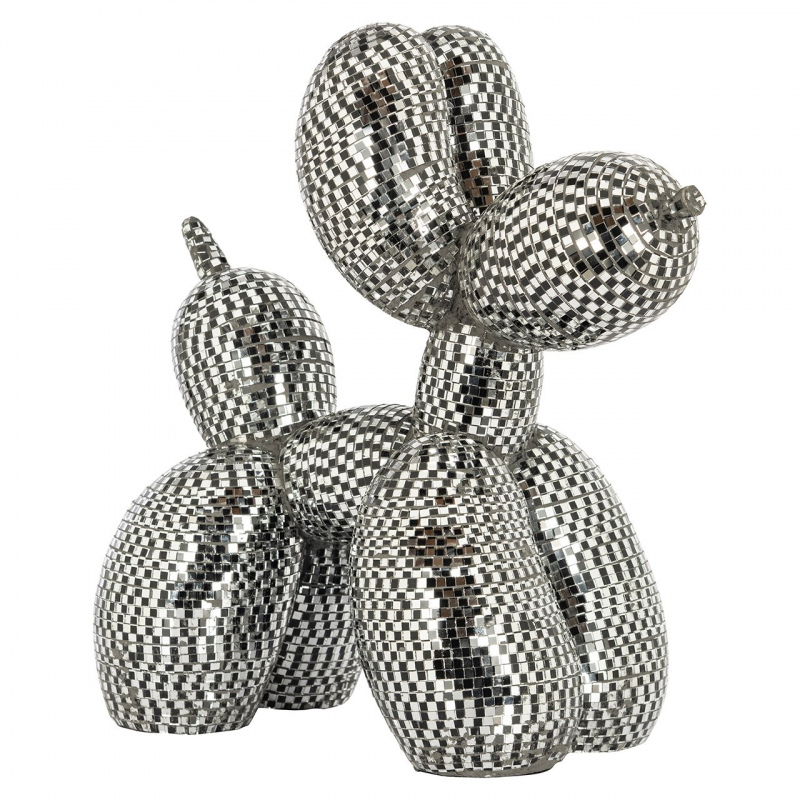 Richmond Deco Object Dog Spiegel Zwart