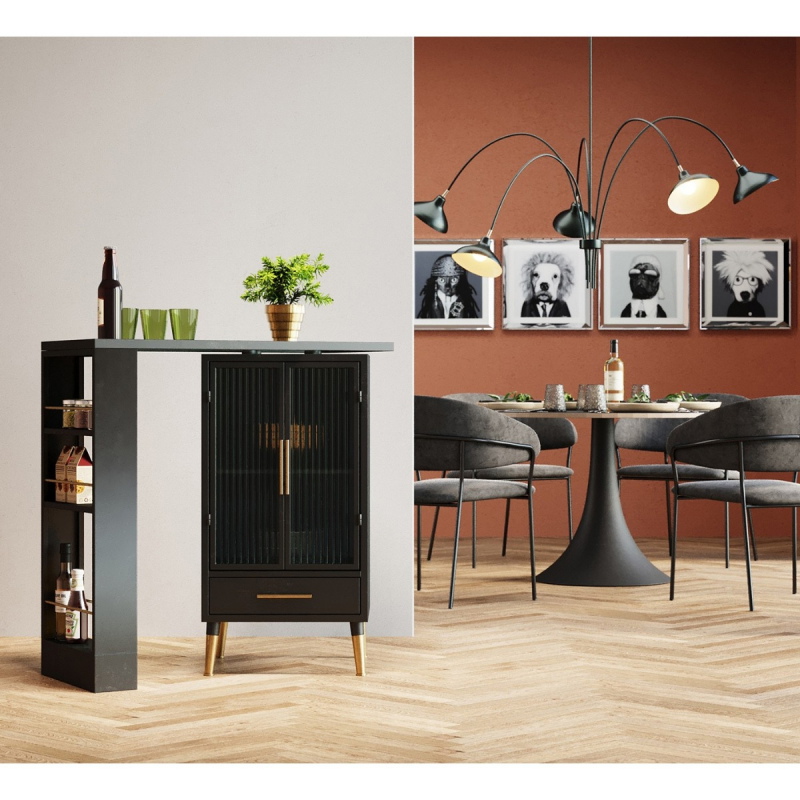 Kare Design Barkast La Gomera Zwart