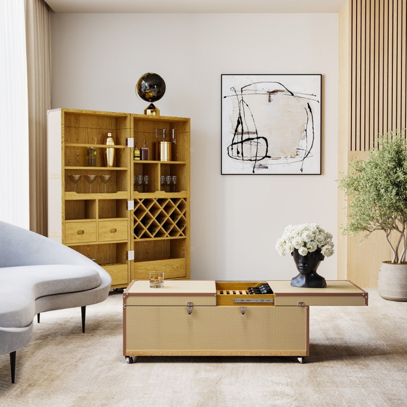 Kare Design Barkast Venezia Crème Hoog