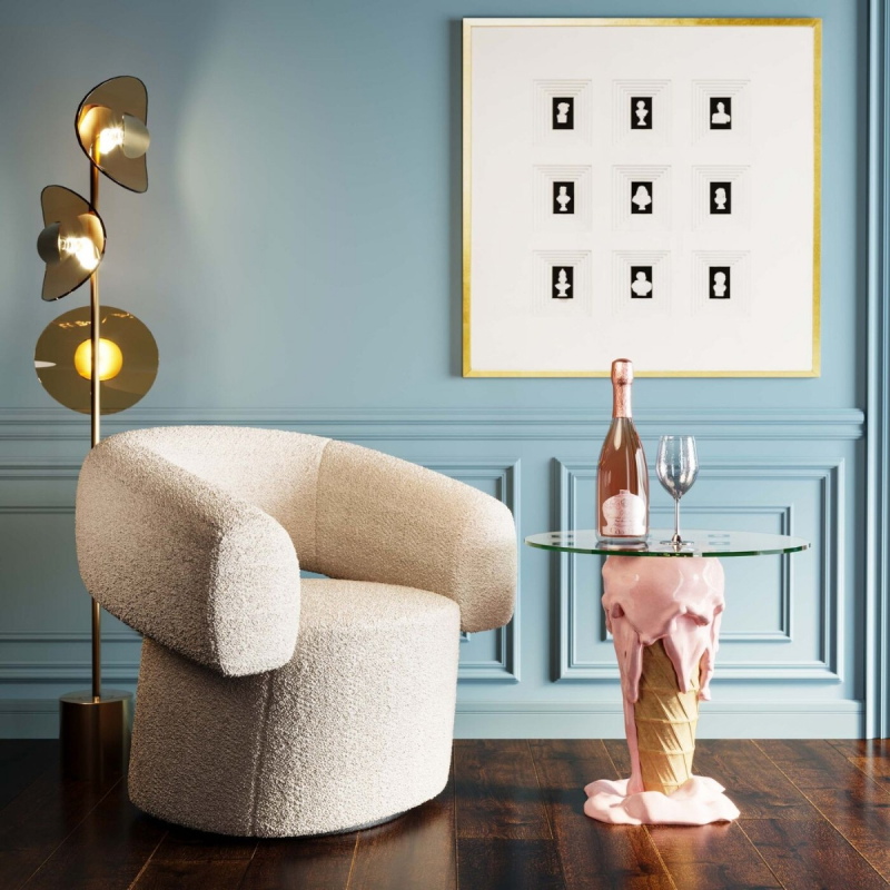 Kare Design Bijzettafel Icecream Ø48cm