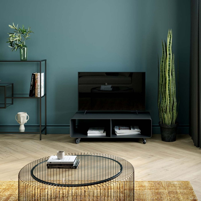 Kare Design Tv-meubel Lounge Grijs met Wielen