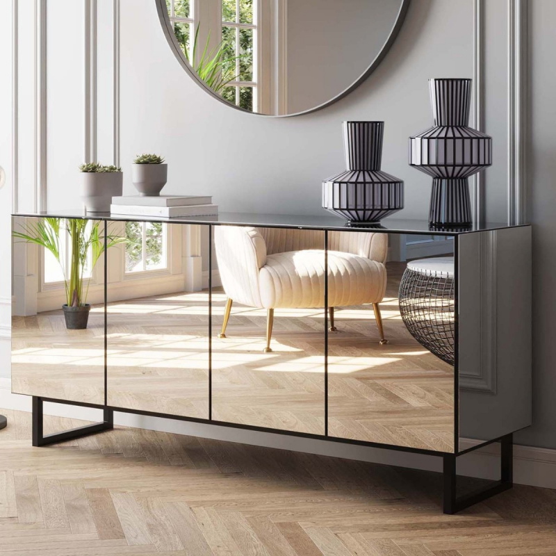Kare Design Dressoir Soran Zilver 160cm