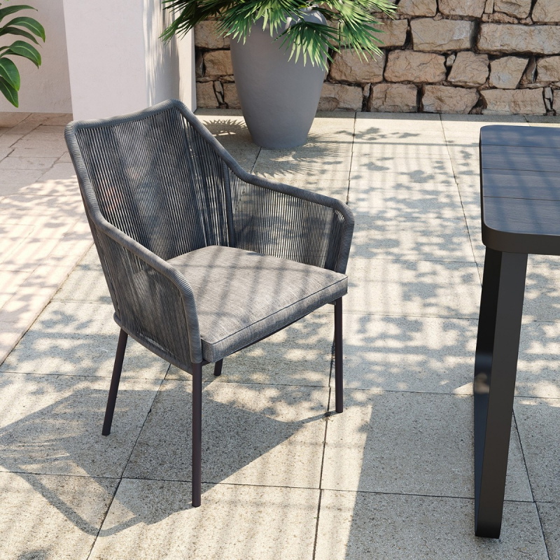 Kare Design Tuinstoel Wave Grijs