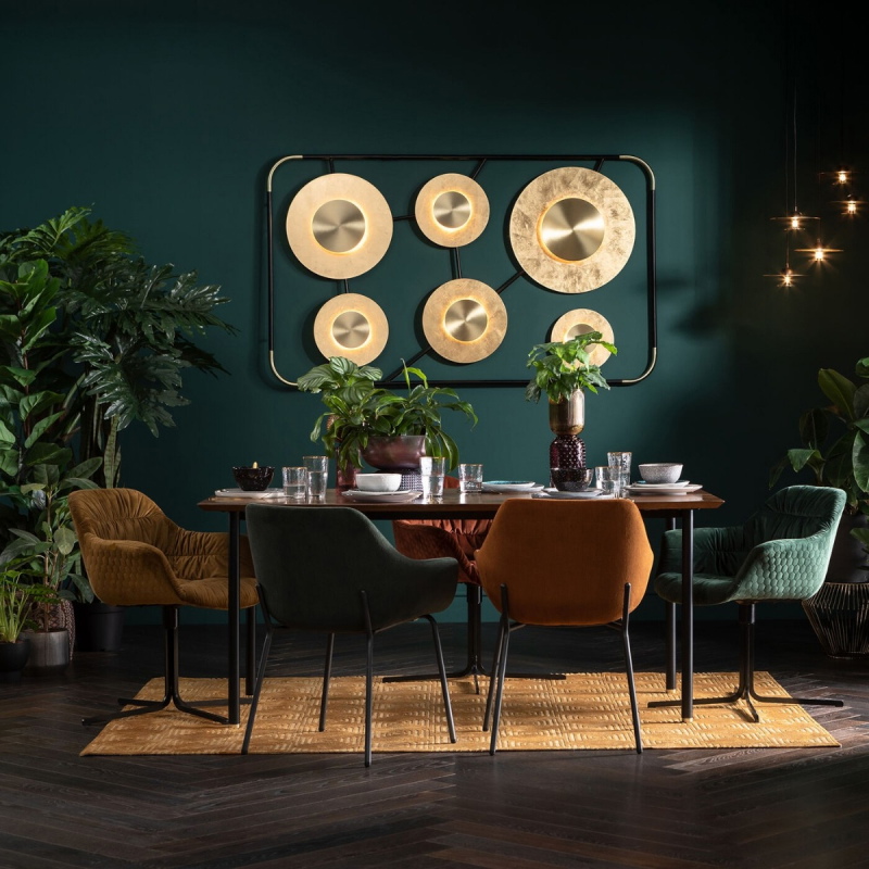 Kare Design Draaifauteuil Colmar Groen