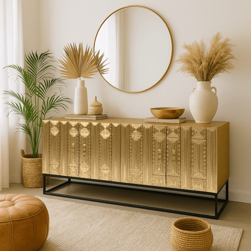 Kare Design Dressoir Marrakesh Goud 160cm